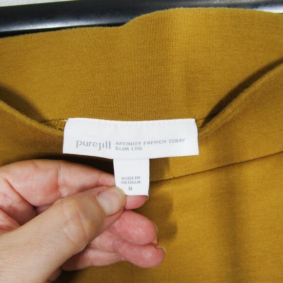 Pure Jill Pants Womens Medium Affinity French Terry Slim Leg Pockets - Picture 8 of 12